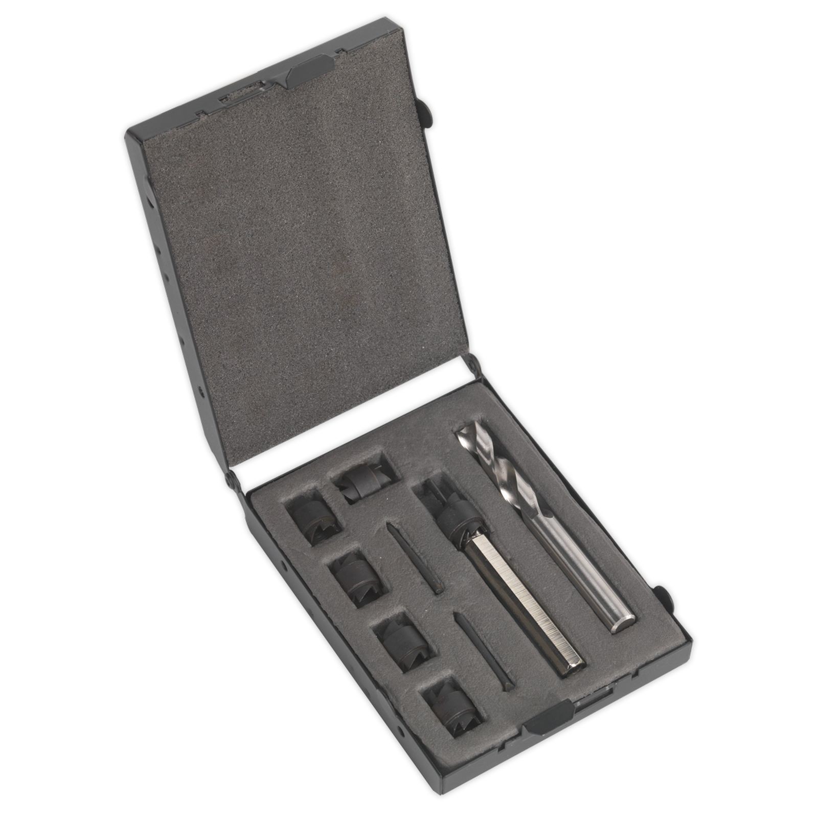Sealey Spot Weld Cutter & Drill Set 9 Piece 10mm Spot Weld Drill AK4730