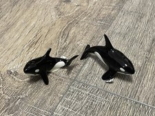 Retired 1990s Hagen-Renaker KILLER WHALE Sam ORCA Ceramic Figurine - Lot 2