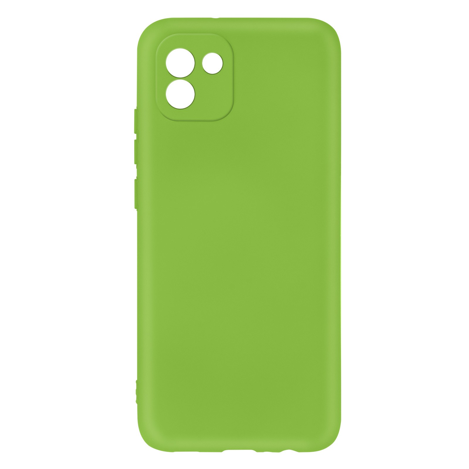 Housse semi-rigide Samsung Galaxy A03 silicone vert soft touch
