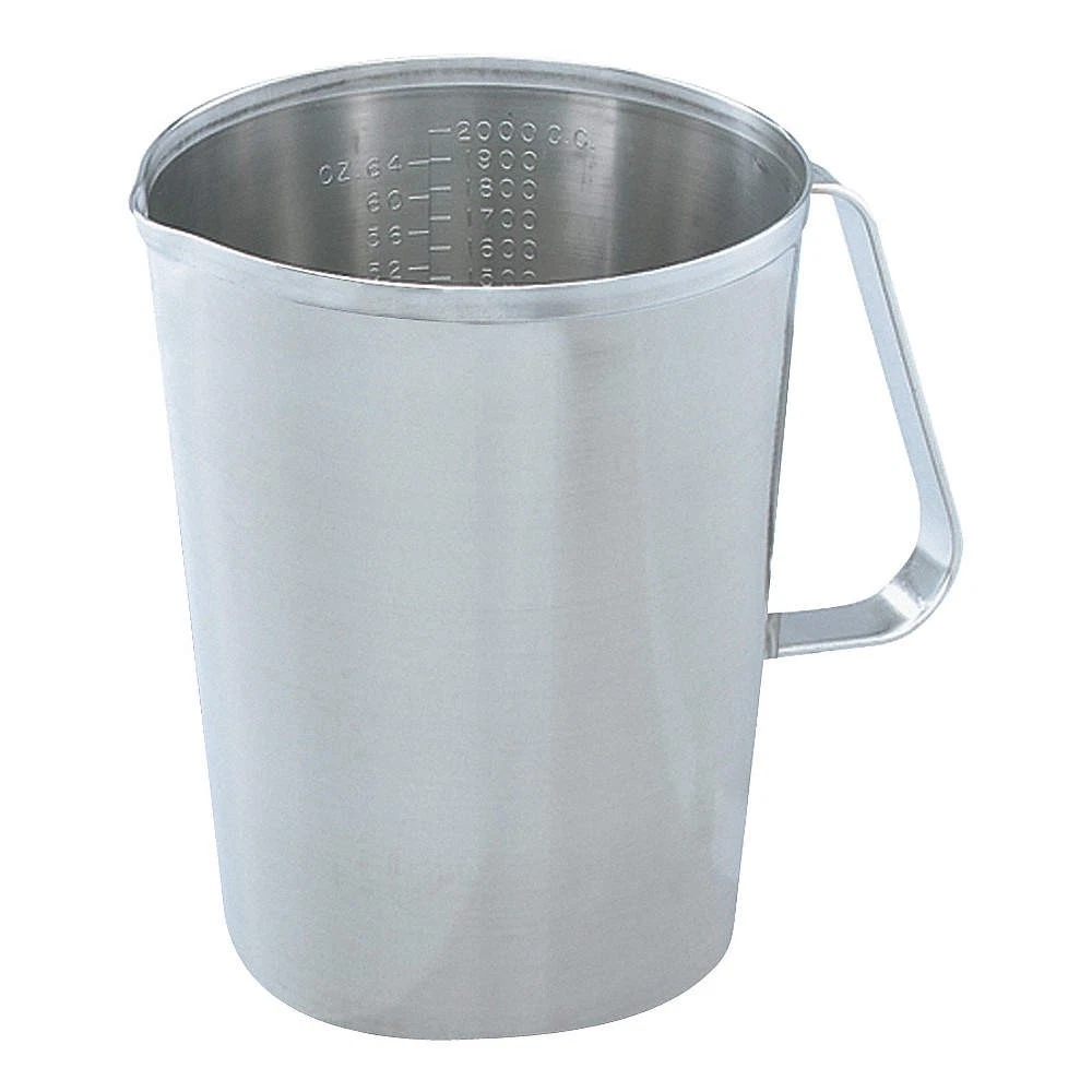 VOLLRATH 95160 Measuring Cup,Gray,SS 4NCL7