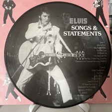 Elvis Presley Songs and Statements - Picture Disk