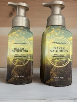 Bath & BodyWorks Harvest Gathering Foam Hand Soap Set of 2. 