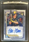 2024 Bowman Luke Adams Chrome Auto Autograph 1st Prospect #CPA-LA Brewers