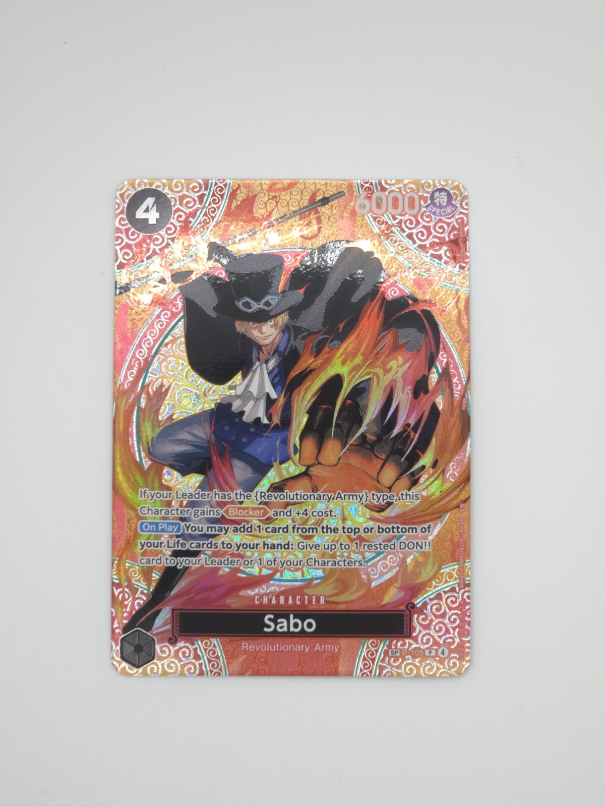 Sabo SP-P-105 SP One Piece TCG 