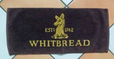 Aus Australien: Beer mat, Tresenunterlage Whitbread braun gelb