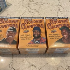 2021 UPPER DECK GOODWIN CHAMPIONS Factory Sealed Blaster Boxes - All 3