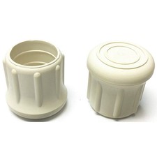 GRAINGER APPROVED LTB 22WN Furniture Protective Leg Tips,1 1/4"Dia 18AE15