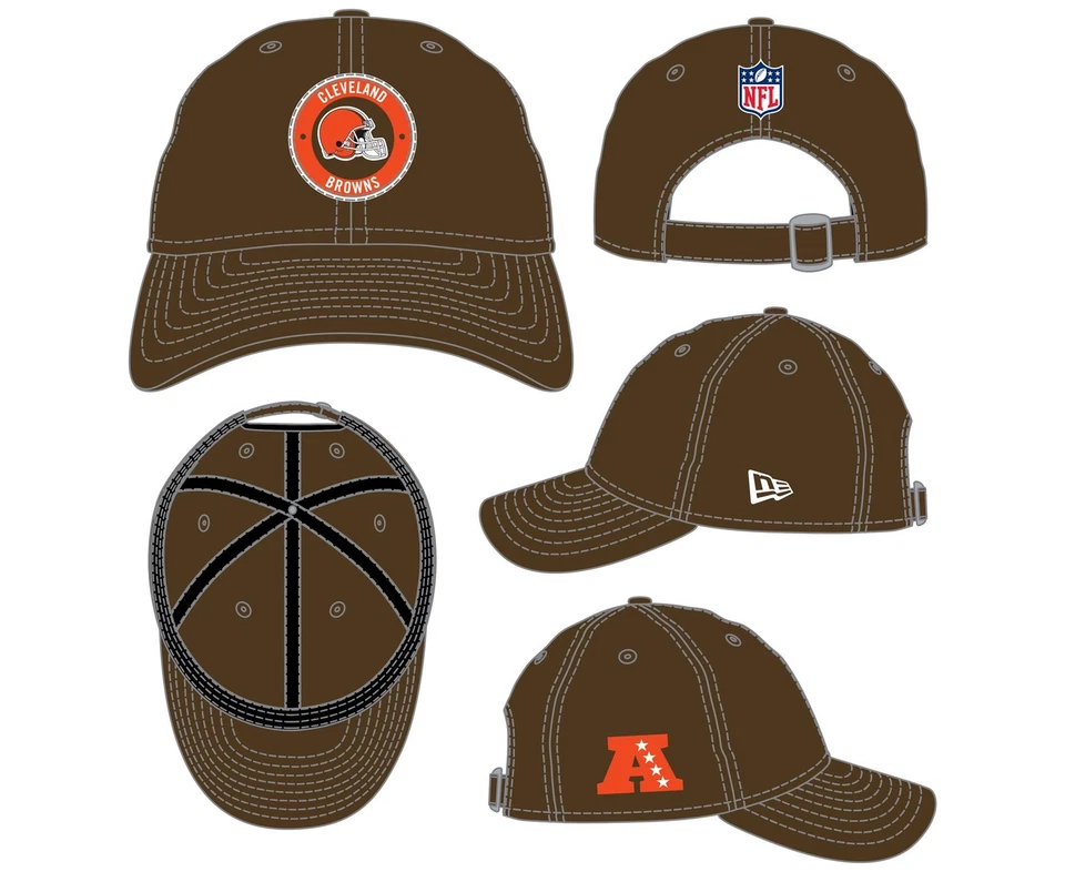 New Era Casquette NFL24 9Twenty Cleveland Browns pour homme - Photo 1/1