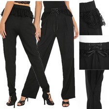 Women Latin Dance Clubwear Trousers Cha Cha Pants Straight Leg Buttoned Ankle