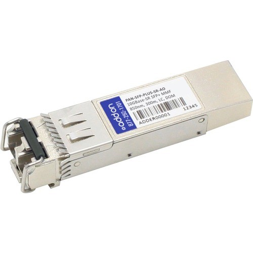 AddOn Palo Alto NetworksAndreg; PAN-SFP-PLUS-SR Compatible TAA 10GBase-SR SFP+ T