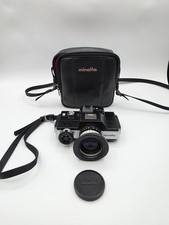 Minolta 110 Zoom SLR Camera With Case - For Parts Or Repair