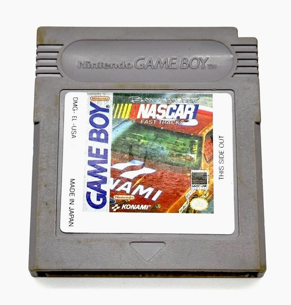 Bill Elliott's NASCAR Fast Tracks Nintendo Game Boy TESTED Cartridge Only