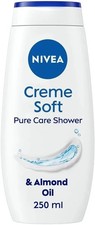 NIVEA Care Shower Creme Soft 250ml Enriched with Almond Oil, Moisturising Gel UK 7.36 per litre