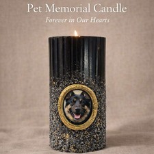 Pet Memorial Candle with Photo Frame