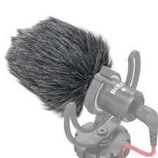 Furry Windscreen Muff, Mic Pop Filter/Foam Wind Cover fits for Rode Fur