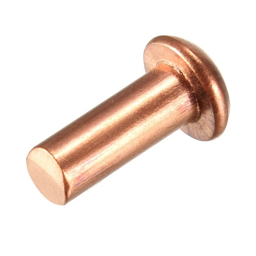 50 Pz 5/32" X 25/64" Testa Rotonda Rivetto Solido Dispositivi Fissaggio - 8