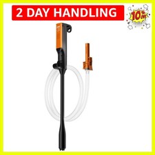 Battery Powered Fuel Transfer Pump for Gas Can 2.5GPM Model White