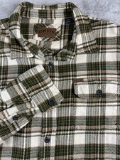 Orvis Heavy Flannel Men s XL Long Sleeve Shirt With Side Pockets,Jacket