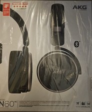AKG N60NC Wireless Noise Cancelling Bluetooth Headphones Black Detachable Cable