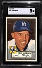 1952 TOPPS #331 TOM MORGAN RARE LOW POP SGC 9 Mint 3764545 