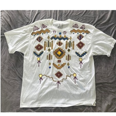 Vintage KWBL Los Angeles Shirt Womens One Size Southwestern Retro 90s Glam 