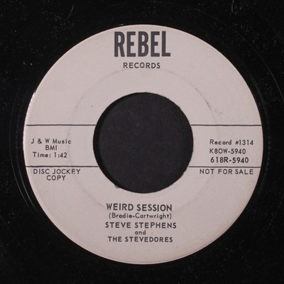 STEVE STEPHENS & STEVEDORES: Seltsame Session / Honeybee Rebel Records (28) 7''