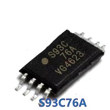10Pcs 93C76 S93C 76A TSSOP8 Automotive Computer Board Instrument Storage Chip