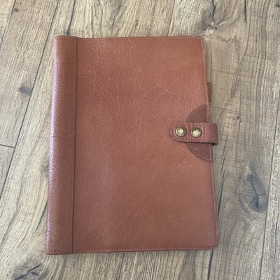 Will Leather Goods Portland Journal Cover 8 X 11 - Camel Brown Tan