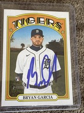 2021 Topps Heritage High Number - Bryan Garcia Auto #642 (RC) Tigers