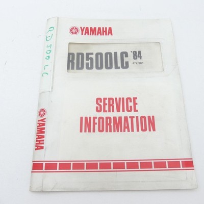 Yamaha RD 500 LC Service Information Repair Manual Manual C8197