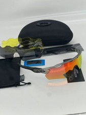 Oakley Radar EV Patn OO9208 Sunglasses Black Feet Orange Polarized