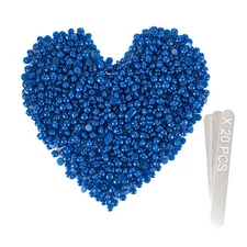 PURPLESKY 2.5LB Coarse Hard Wax Beads for Hair Removal - Sea Salt Scent