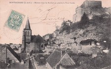 41 MONTRICHARD HOUSES IN THE ROCKS AT THE FOOT OF THE SQUARE TOWER