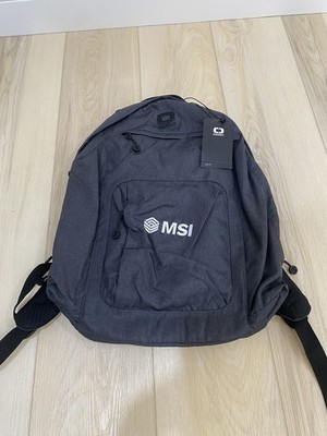 Ogio Black Canvas Multipocket Laptop Travel Backpack MSI Gaming