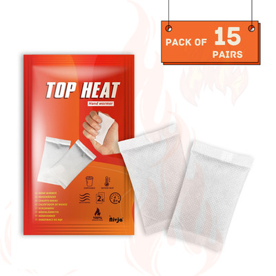 15 Paar Top Heat Handwärmer - 8+ Stunden warme Hände - Handwärmekissen (30 Stück)