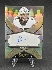 2024 Panini Select - Select Signatures Kendre Miller #SSP-KME Silver Prizm (AU)