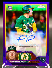 2023 Topps Chrome Update CONNER CAPEL #AC-CC RC Rookie Auto Purple /250