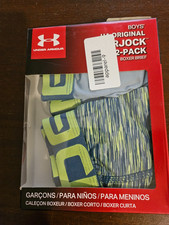 Under Armour UA Original Boxerjock 2 Pack Multicolor Boy's Size YMD
