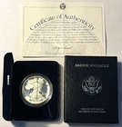 1995P American Silver Eagle Proof, US Mint, in OGP w/COA, Free Shipping!