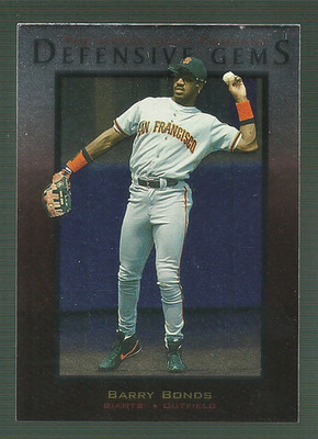 BARRY BONDS Defensive Gems 1996 Upper Deck #152 San Francisco