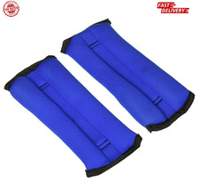 WORKOUT ANKLE WRIST WEIGHTS Adjustable Fitness Exercise Gym Training 2 Lb Pair