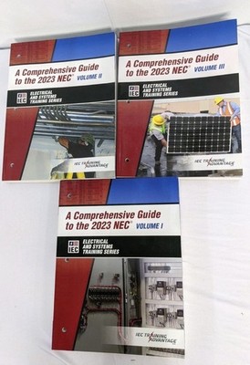 lot/set of 3: V. 1-3 IEC A Comprehensive Guide to the 2023 NEC series