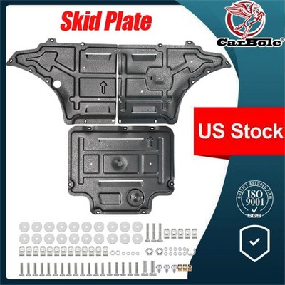 Aluminum Engine & Trans Splash Shield Under Tray for Audi A4 S4 B8.5 B8 3.0 2.0