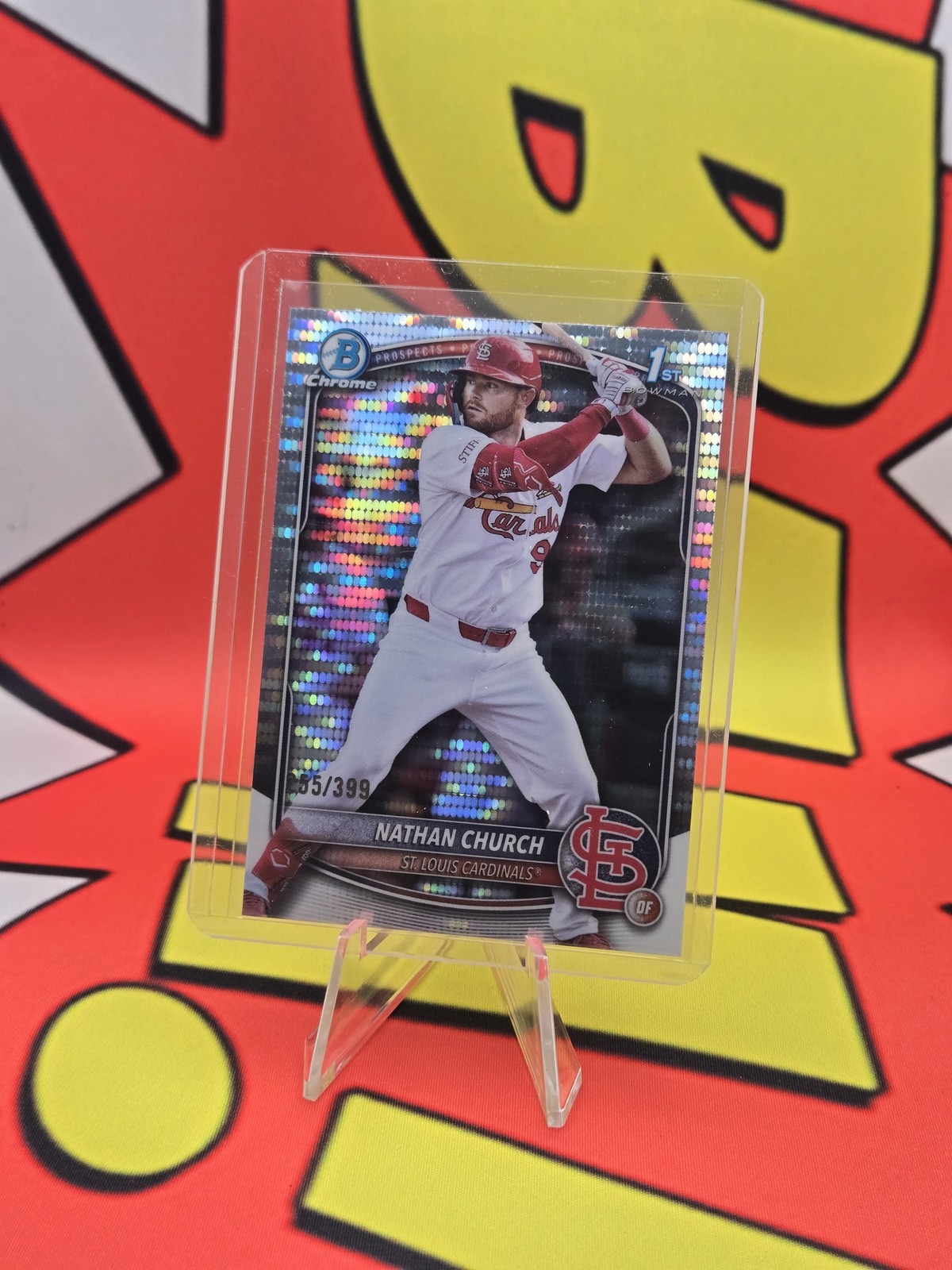 2025 Bowman Chrome #BCP-192 Nathan Church Prospects Pulsar #/399