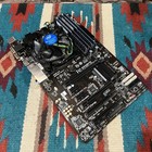 GIGABYTE B85-HD3 ATX Motherboard Combo •Core i7-4790 •24GB RAM •NO I/O •TESTED!