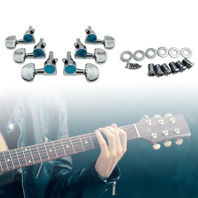6 Stck. 3L 3R Gitarrensaiten-Stimmwirbel ersetzen geschlossenes verriegelbares Stimmgerät