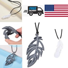 Sensory Chew Necklaces for Kids and Adults BPA Free Silicone Fidget Jewelry