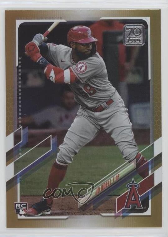 2021 Topps Gold Foil Jo Adell #43 Rookie RC 0l8y