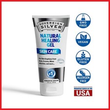 LARGE Sovereign Silver - Natural Healing Gel Skin Care 2 fl oz / 59 ml