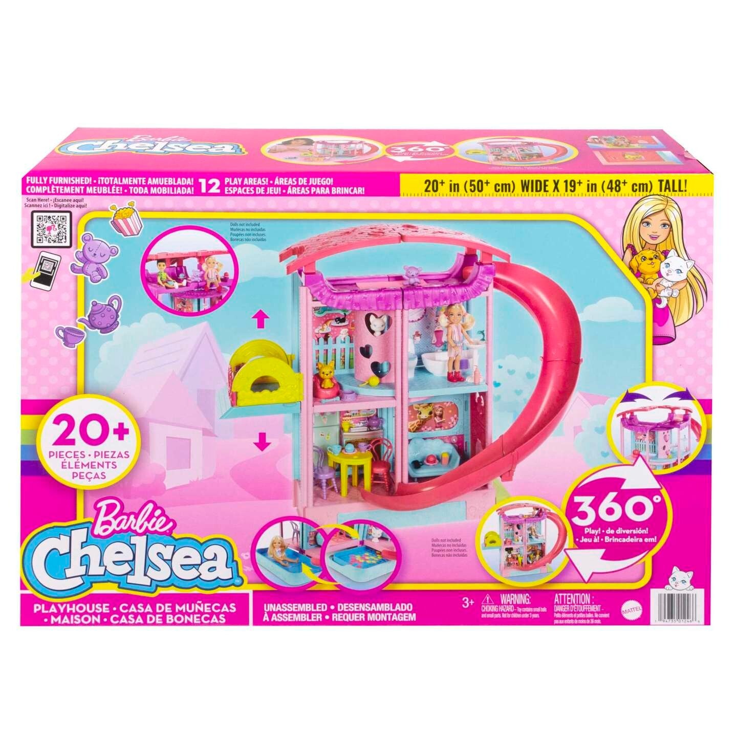 Maison de Chelsea Barbie Mattel coffret modulable pour poupée